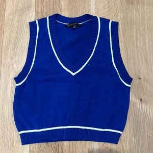 Cropped Sweater Vest